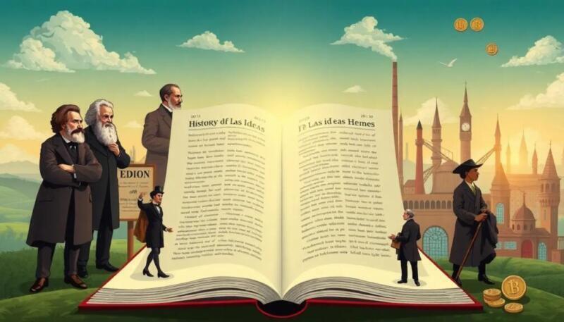 Historia de las ideas económicas: evolución del pensamiento económico y sus principales escuelas