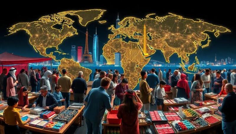 Globalización y economía mundial: mercados conectados, comercio internacional y flujos de capital