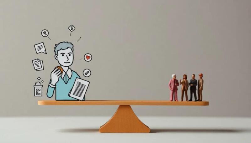 Gráfico que ilustra cómo las decisiones humanas afectan la economía y el comportamiento financiero.