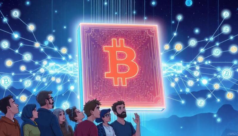 How Bitcoin Works: network of nodes verifying and propagating transactions on the blockchain