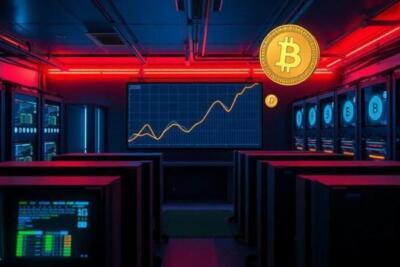 Qué es la minería de Bitcoin: equipos de minería asegurando la red con prueba de trabajo